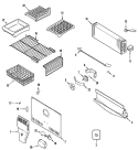 FREEZER COMPARTMENT Diagram and Parts List for GT1928PAHW  Maytag Refrigerator