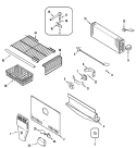FREEZER COMPARTMENT Diagram and Parts List for MTF2176HRQ  Maytag Refrigerator