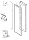 FREEZER DOOR (RJRS4270C) Diagram and Parts List for RJRS4270C  Maytag Refrigerator