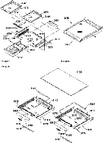 Shelving Assemblies Diagram and Parts List for TR522SW-P1182703WW  Amana Refrigerator