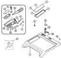 TOP Diagram and Parts List for MAH5500AWQ  Maytag Washer