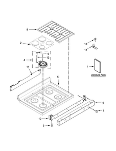 Part Location Diagram of W10758786 Whirlpool SHEET, TECH