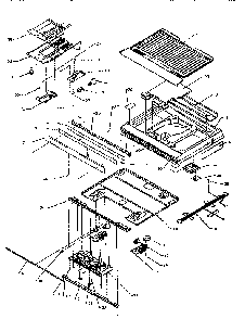Divider Block Diagram and Parts List for TV18S3W-P1194901W  Amana Refrigerator