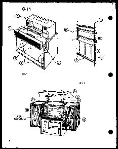 Section 7 Diagram and Parts List for MVH-900 P75409-3M Amana Microwave