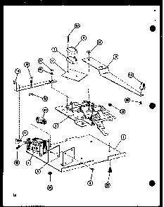 Door Lock Diagram and Parts List for AO-24SC-P85567-5S  Amana Wall Oven