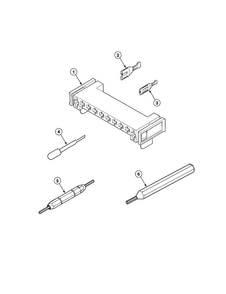 Terminals/extractor Tools Diagram and Parts List for AGS20AWF  Speed Queen Dryer