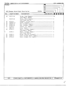 Shelves And Accessories Page 3 Diagram and Parts List for 20591  Maytag Refrigerator