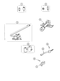 GAS VALVE & IGNITER (SERIES 16) Diagram and Parts List for CDG9500W  Crosley Dryer