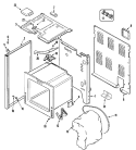 BODY Diagram and Parts List for AER5511AAQ  Amana Range