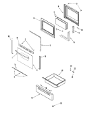 Part Location Diagram of 74008323 Whirlpool HANDLE- DO