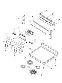Part Location Diagram of 5701M762-60 Whirlpool CNTRL-ELEC