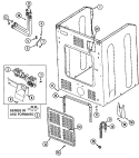 Part Location Diagram of WP22003245 Whirlpool Washer Water Valve 4 Coils