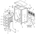 CABINET Diagram and Parts List for MBV1976AAP  Maytag Refrigerator