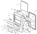 DOOR Diagram and Parts List for MBV1976AAP  Maytag Refrigerator