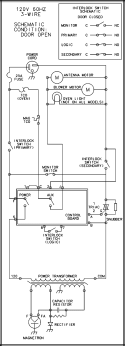 WIRING INFORMATION Diagram and Parts List for HDC122 P1331202M Amana Microwave