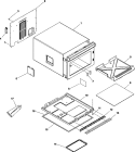TRAY, GREASE SHIELD, CABINET, Diagram and Parts List for DEC11E2 P1331213M Amana Microwave