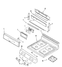Part Location Diagram of 5701M754-60 Whirlpool Electronic Control with Overlay - Black