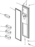 Part Location Diagram of 67004772 Whirlpool BIN-CNTLVR
