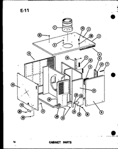Part Location Diagram of C6123202 Whirlpool NLAR.H. COND. PANEL