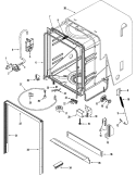 TUB Diagram and Parts List for MDB7650AWS  Maytag Dishwasher