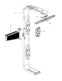WATER DISTRIBUTION ASSEMBLY Diagram and Parts List for JDB2100AWS  Jenn-Air Dishwasher
