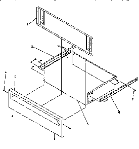 Storage Door Diagram and Parts List for ARG7600W-P1143321NW  Amana Range