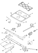 Part Location Diagram of 12002246 Whirlpool VALVE-BRNR