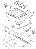 Part Location Diagram of 74009866 Whirlpool BUSHING  B