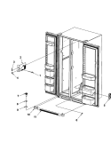 LIGHT COVERS AND TOE GRILLE SERIES 50+ Diagram and Parts List for ASD2620HRB  Amana Refrigerator