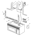 INSTALLATION Diagram and Parts List for AMV5164AAS  Amana Microwave