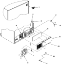 CABINET BACK Diagram and Parts List for ASB2623HRQ  Amana Refrigerator
