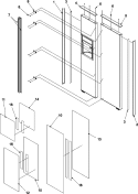 Part Location Diagram of 67003750 Whirlpool EXT.- REF.