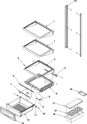Part Location Diagram of 67004448 Whirlpool FRAME- 36