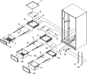 Part Location Diagram of 67005460 Whirlpool FRONT- LG