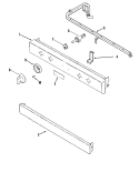 Part Location Diagram of 74009631 Whirlpool BEZEL