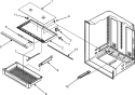 PANTRY ASSEMBLY Diagram and Parts List for GB2526REKS  Amana Refrigerator