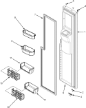 Part Location Diagram of 67004566 Whirlpool FRAME- TIL