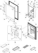 Part Location Diagram of 67004595 Whirlpool FRAME-CHL