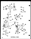 ELECTRICAL PARTS Diagram and Parts List for RC-7D P7130103M Amana Microwave