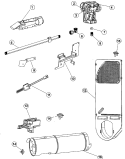 GAS CARRYING Diagram and Parts List for ADE7000AYW  Admiral Dryer