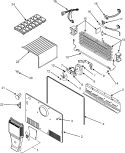 Part Location Diagram of 63001051 Whirlpool THERMOSTAT, DEFROST