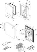 Part Location Diagram of 67003769 Whirlpool LRG REF BUCKET/GRIP Assembly