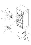 WATER DISPENSER / WATER TANK / WATER FILTER Diagram and Parts List for JFC2089HPY  Jenn-Air Refrigerator