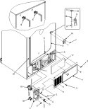 CABINET BACK Diagram and Parts List for JBL2256HES  Jenn-Air Refrigerator