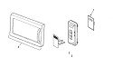 CONTROL PANEL / DOOR ASSEMBLY Diagram and Parts List for AMC5108AAW  Amana Microwave