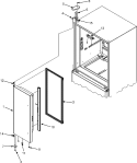 LEFT REFRIGERATOR DOOR Diagram and Parts List for G32026PEKW  Maytag Refrigerator