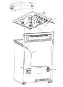 Part Location Diagram of WP74007961 Whirlpool Orifice Holder w/Spark Igniter