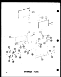 EXTERIOR PARTS Diagram and Parts List for RC-7D P7130102M Amana Microwave