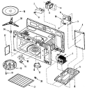 Part Location Diagram of 53001427 Whirlpool BRACKET, CAPACITOR
