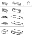 Part Location Diagram of CJS423ESWA Whirlpool SHELF, REFRIG. ELEVATOR